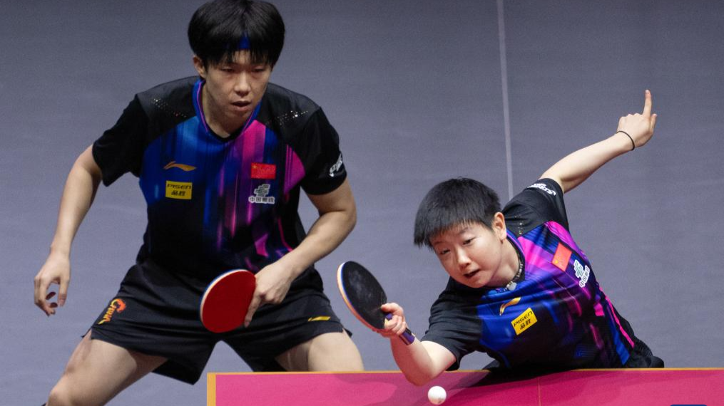 Wang/Sun storm into mixed doubles final at table tennis worlds