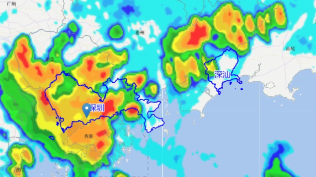 深圳台风白色预警信号生效！未来几天有严重风雨影响