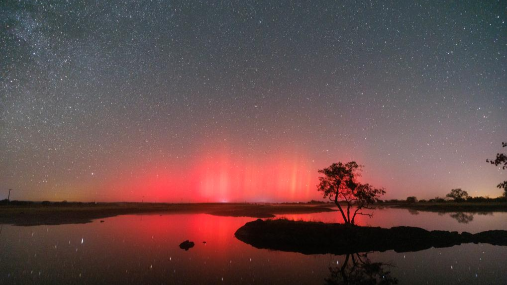 Northern lights observed at different places across Heilongjiang