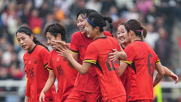 永川国际女足锦标赛：中国女足大胜乌兹别克斯坦女足