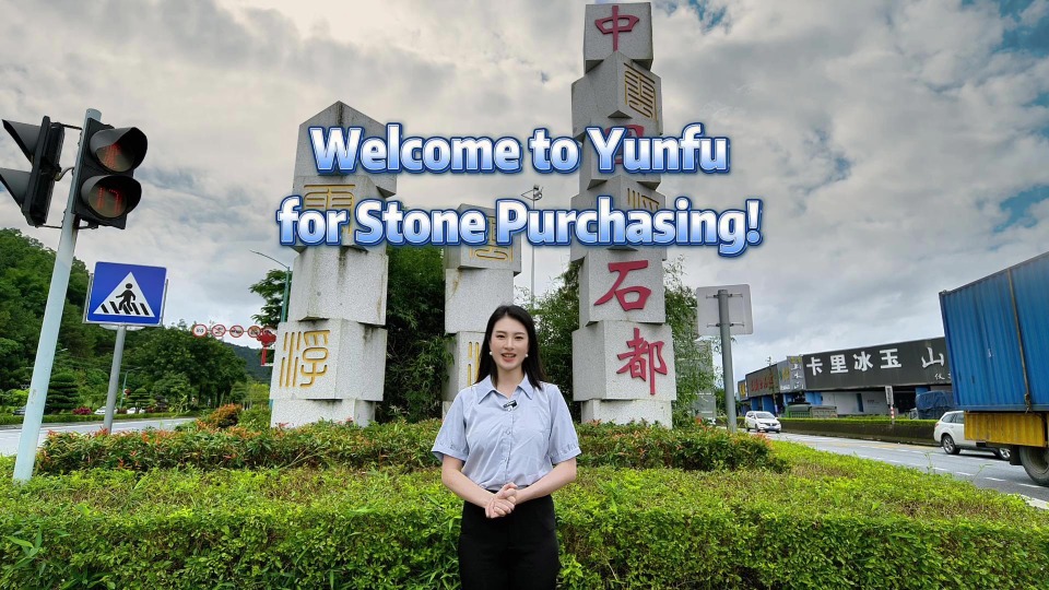 Follow senior stone promoters to purchase stone materials in Yunfu