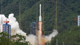 Experimental communication satellites placed into orbit