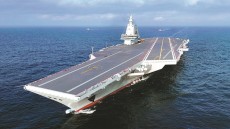 Third aircraft carrier completes maiden sea trial