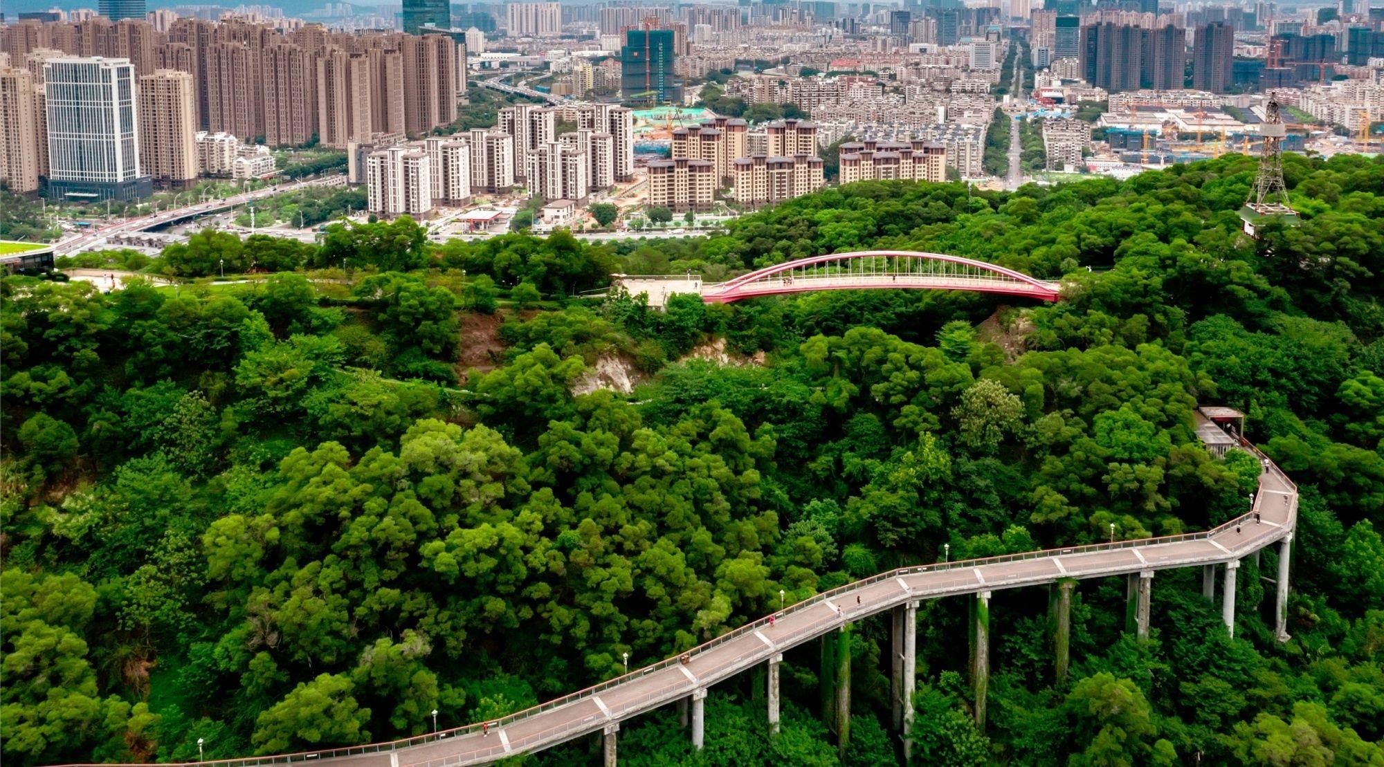 福建福州城市一角