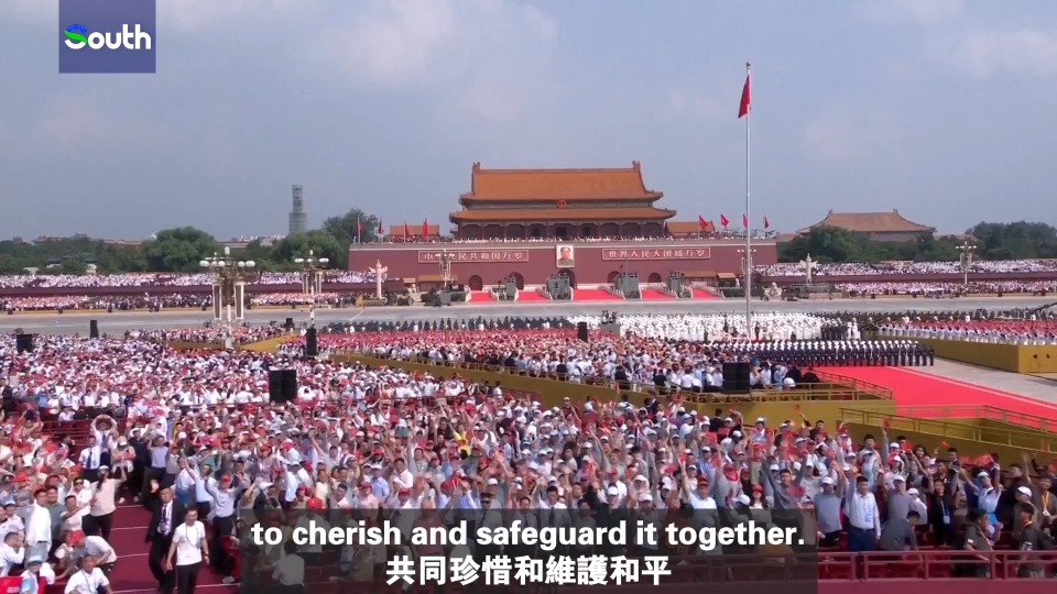 Int'l student from Turkmenistan: Watching China's military parade makes us cherish peace more