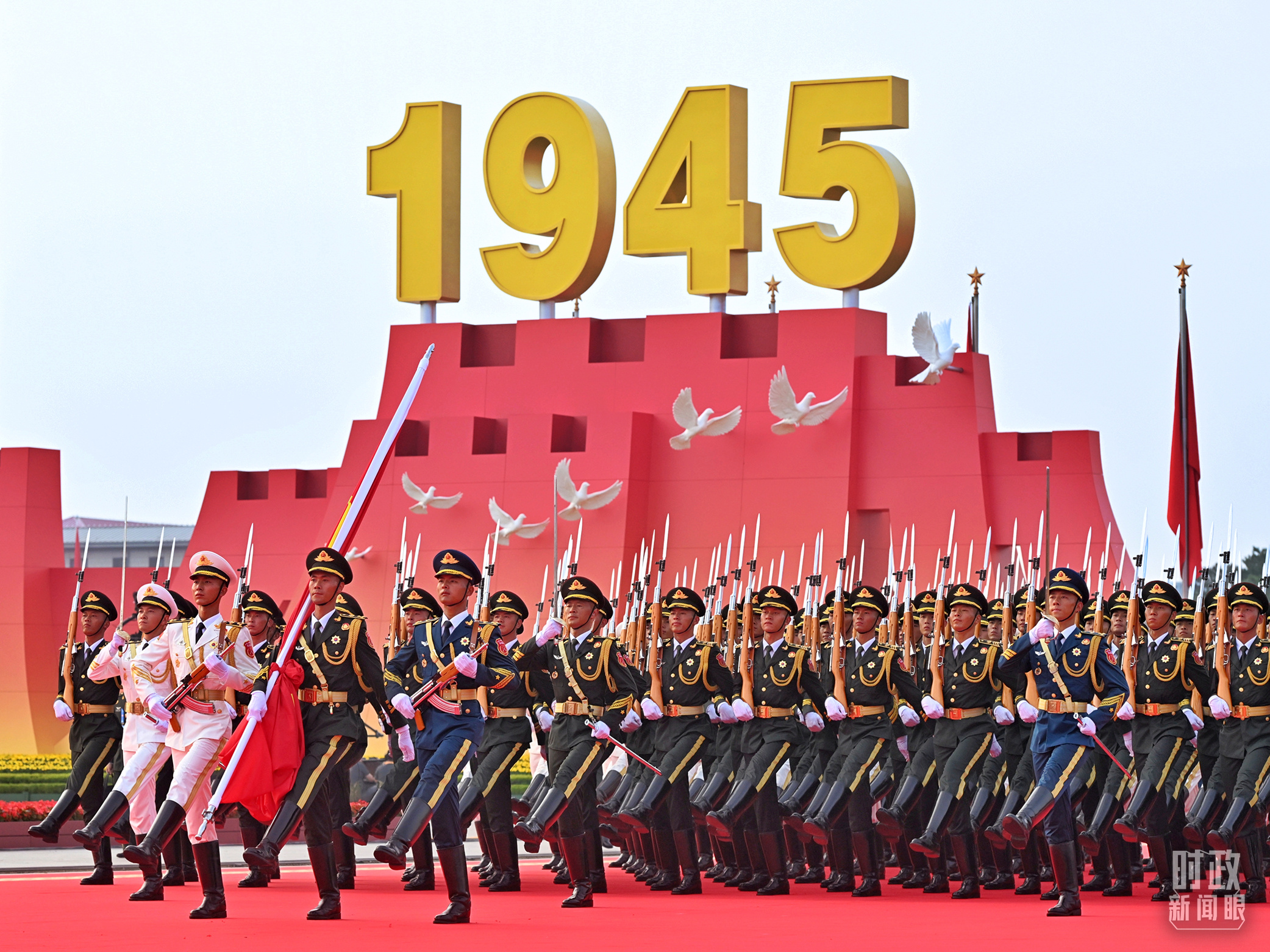 △阅兵活动现场。（总台记者孙楠拍摄）