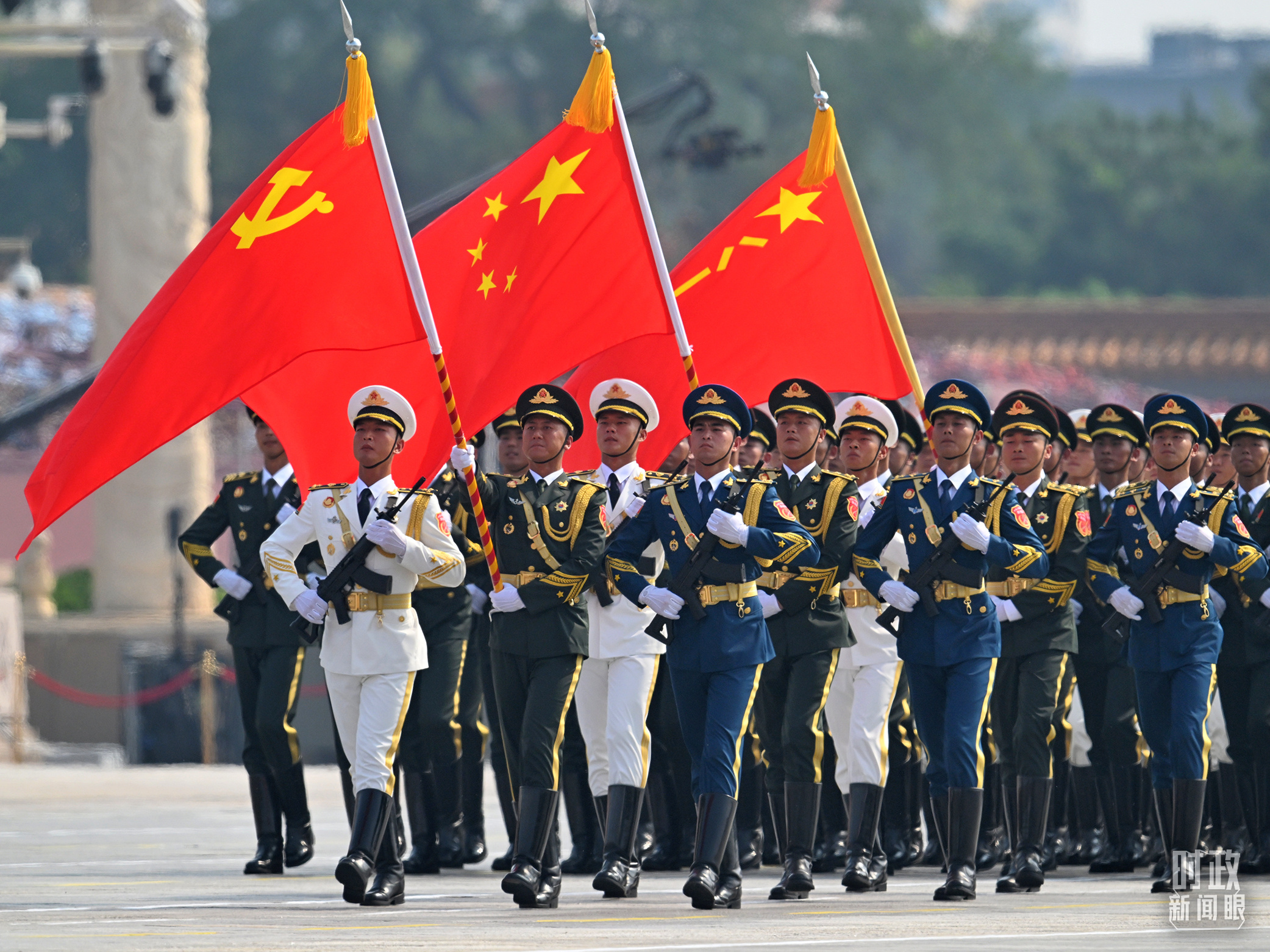 △阅兵活动现场。（总台记者孙楠拍摄）