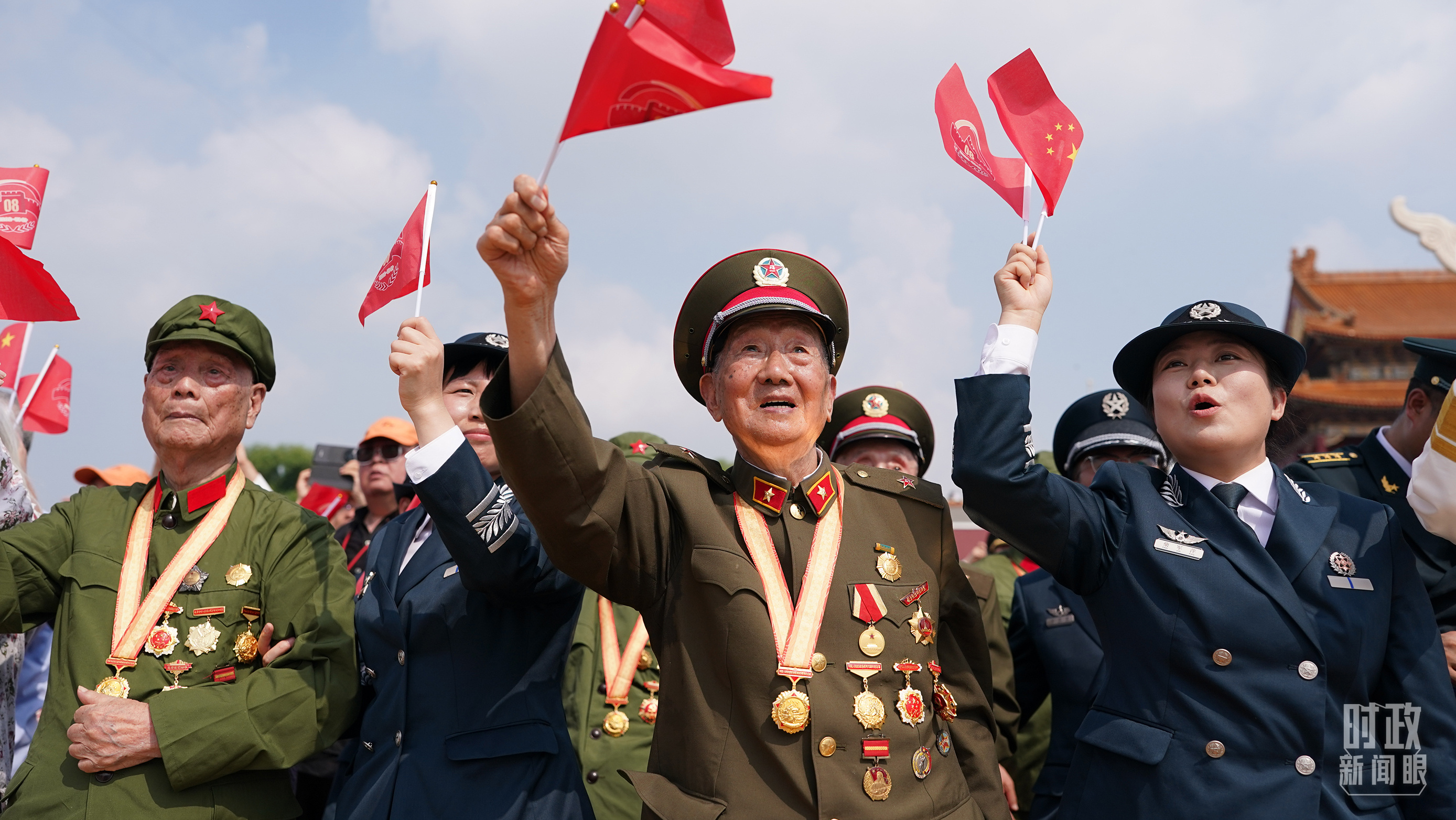 △阅兵活动现场。（总台记者李晋拍摄）