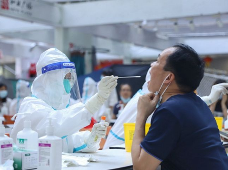 广州越秀区开展全区全员核酸检测