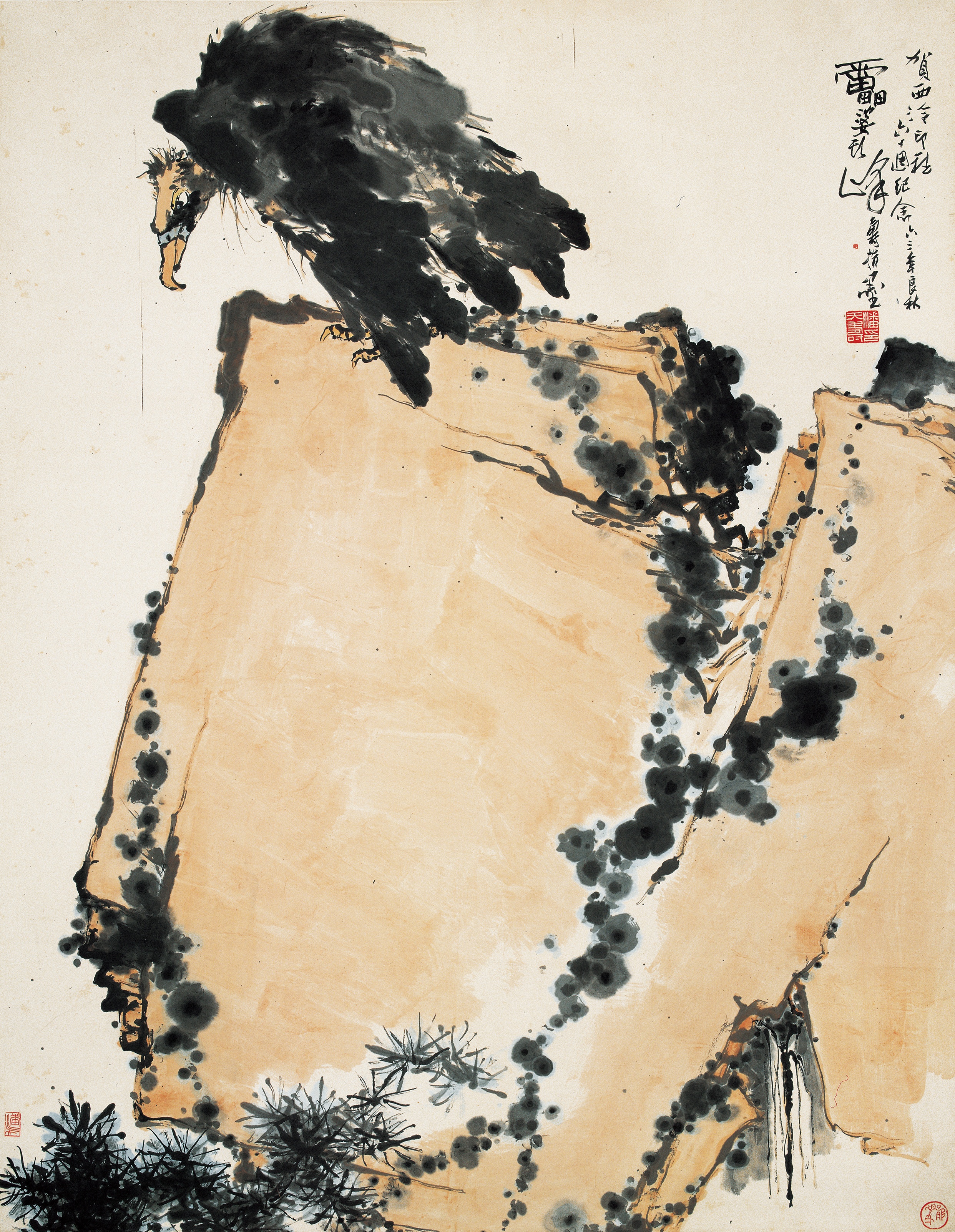 潘天寿 《秃鹫图》