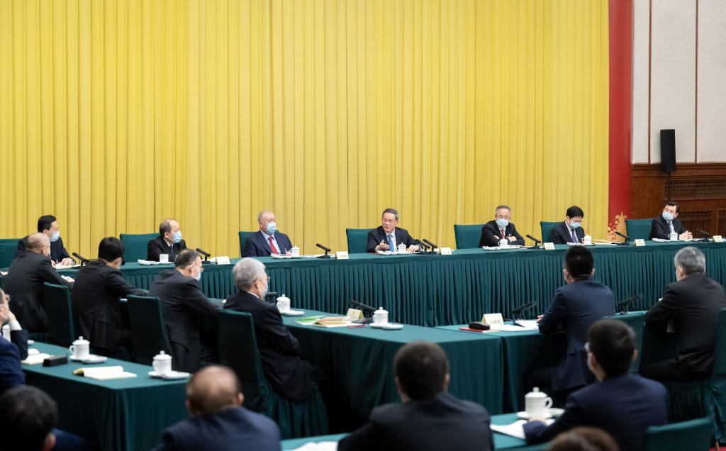 Chinese leaders participate in discussions with political advisors