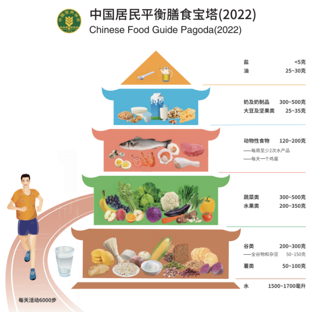 中国居民平衡膳食浮图（2022）