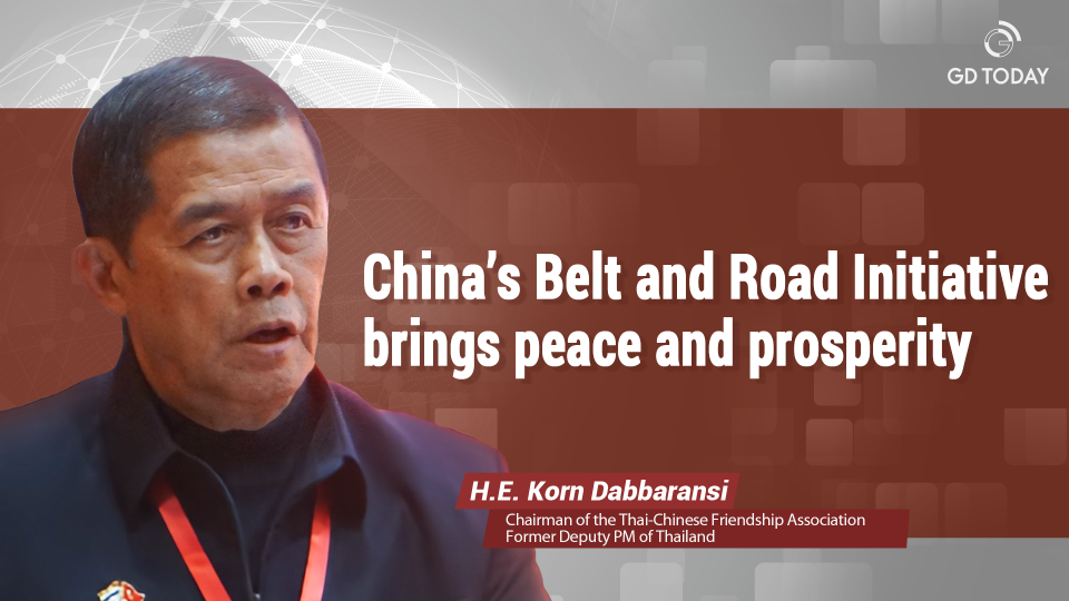 China's Belt and Road Initiative brings peace and prosperity: Former Thai Deputy PM