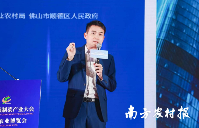 广东南粤产城集团公司董事长何林蔚介绍投资平台。