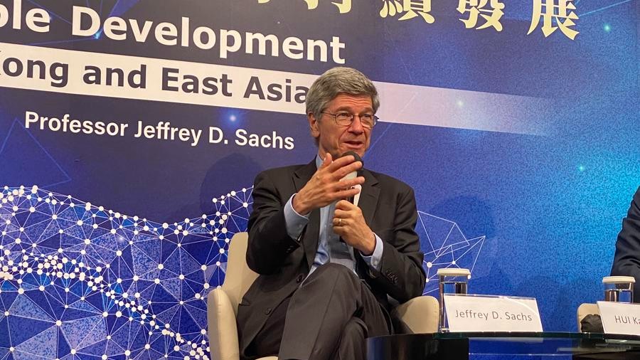 Hong Kong will play leadership role in global sustainable development: U.S. economist Jeffery Sachs