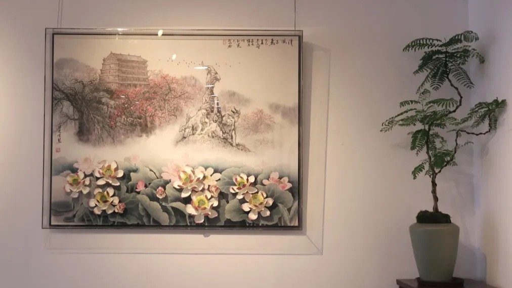 以莲喻廉！河南周口荷花瓷展品亮相广州越秀公园