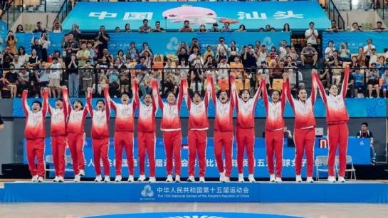 广东夺全运会篮球首金！均安女篮6朵金花立大功