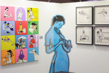 Line drawing exhibition held in Guangzhou's CBD for free Line drawing exhibition held in Guangzhou's CBD for free