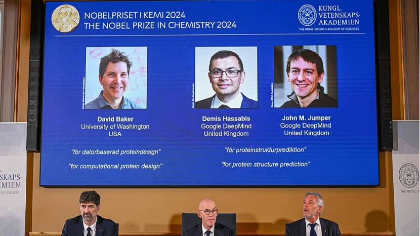 American, British scientists awarded Nobel Prize in Chemistry for predicting proteins' structure using AI