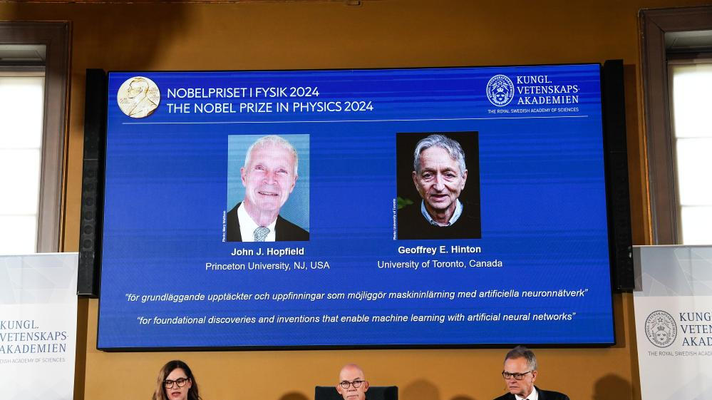 Nobel Prize in physics awarded to AI pioneers