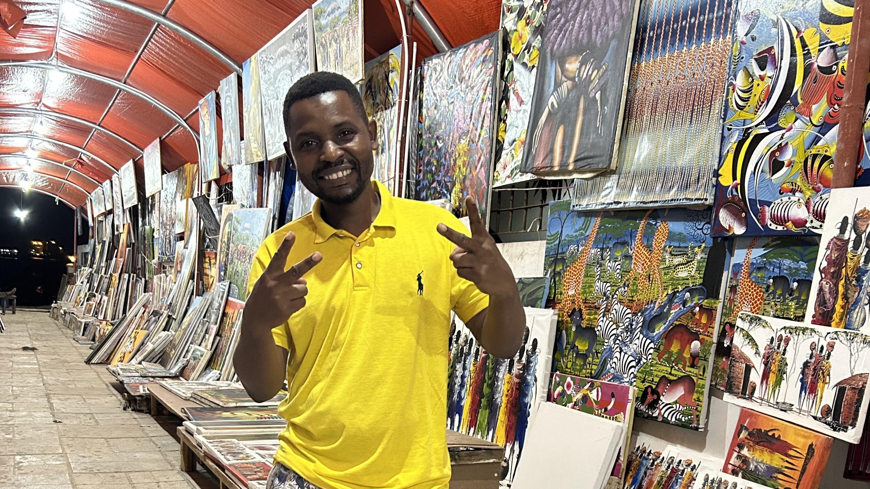 When a Tanzanian street artist meets a Chinese art enthusiast: cultural flow between China and Africa