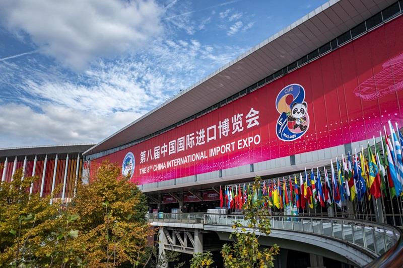 △中国国际进口博览会举办场地——国家会展中心(上海)