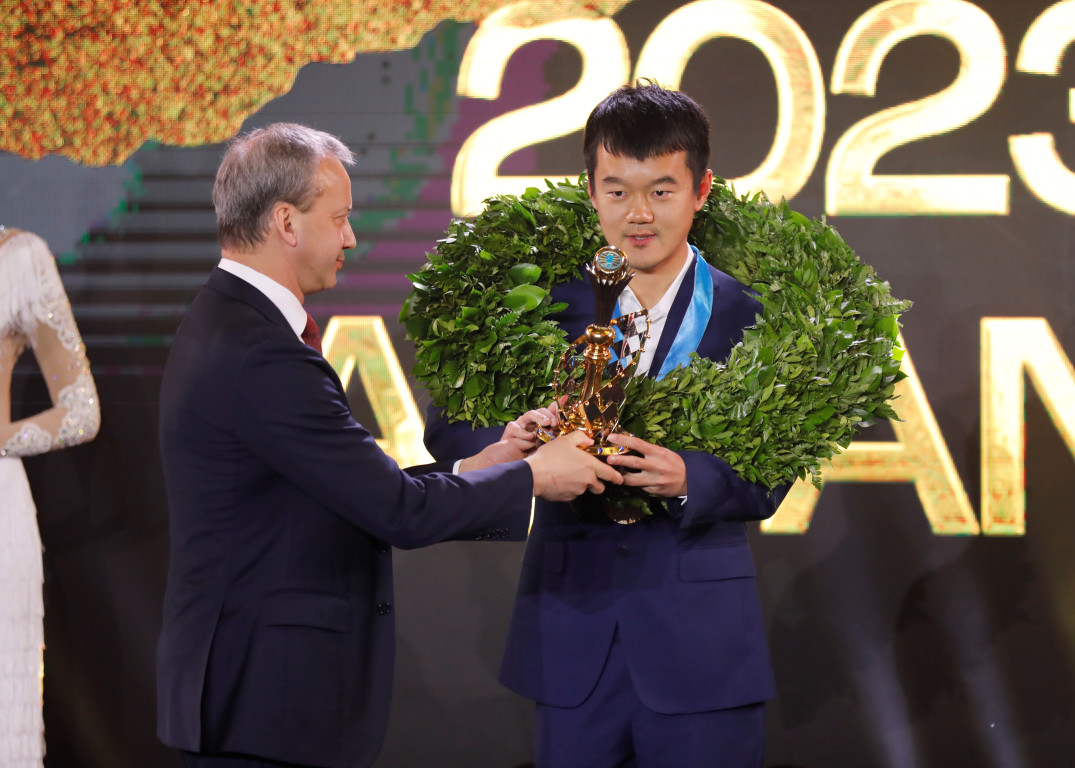 Ding wins China's first men's world chess title