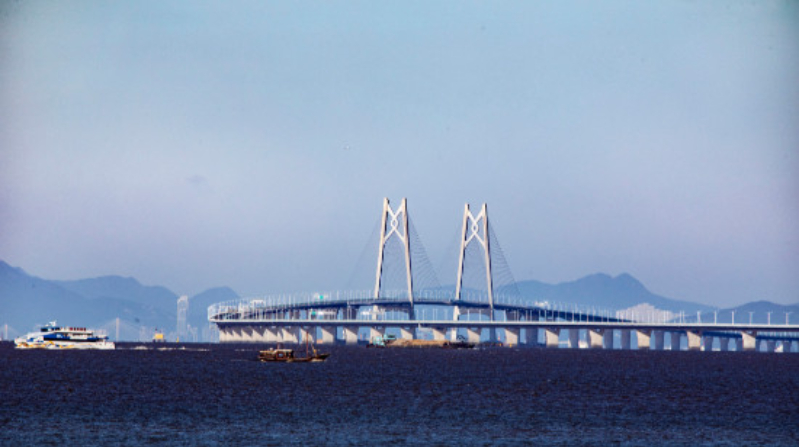 联通粤港澳大湾区的港珠澳大桥。南方日报记者 关铭荣 摄