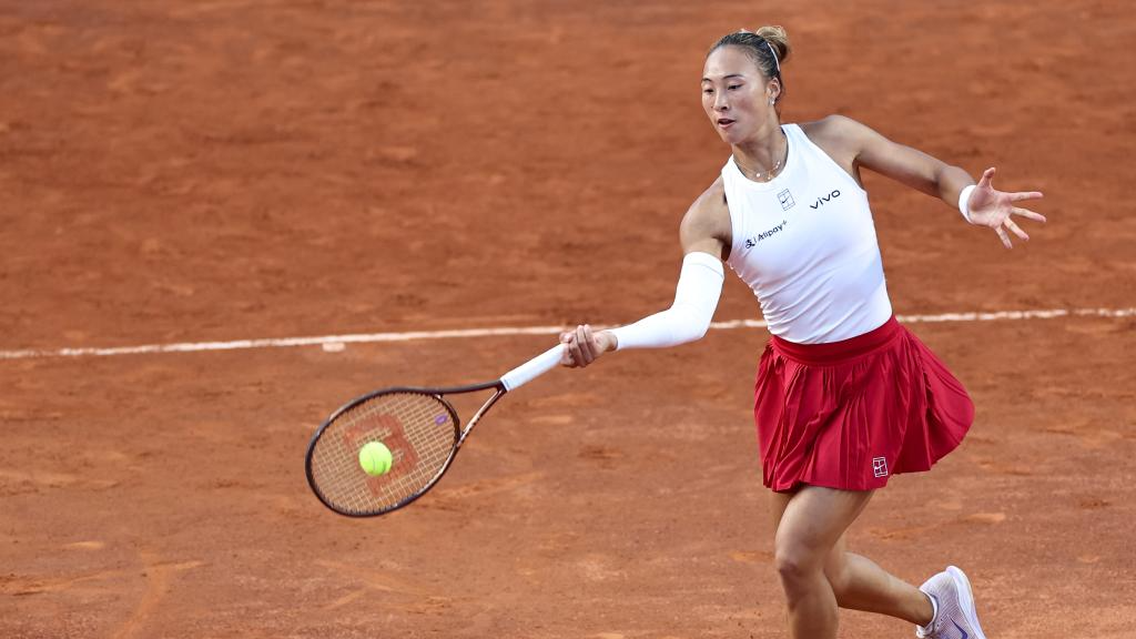 China's Zheng reaches quarterfinals at Italian Open