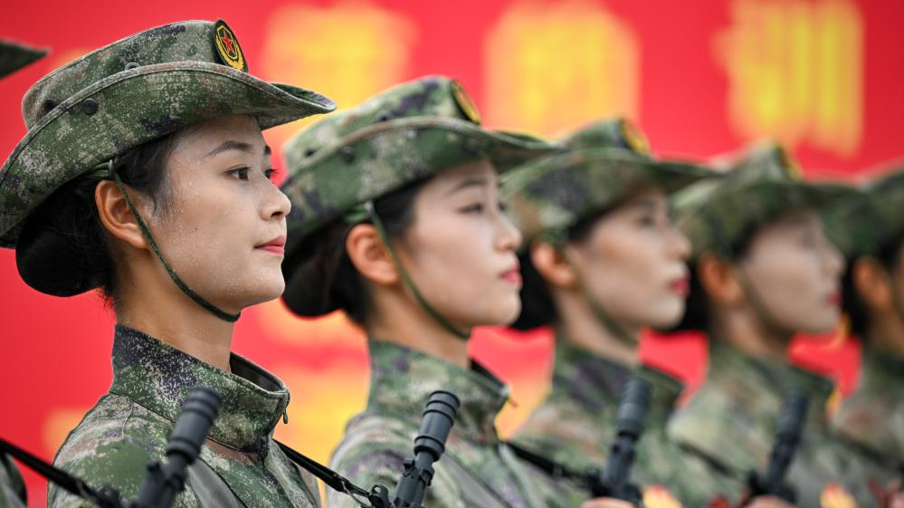 Participants busy preparing for upcoming V-Day military parade in Beijing