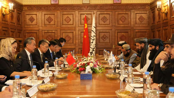 Chinese FM meets Afghan interior minister