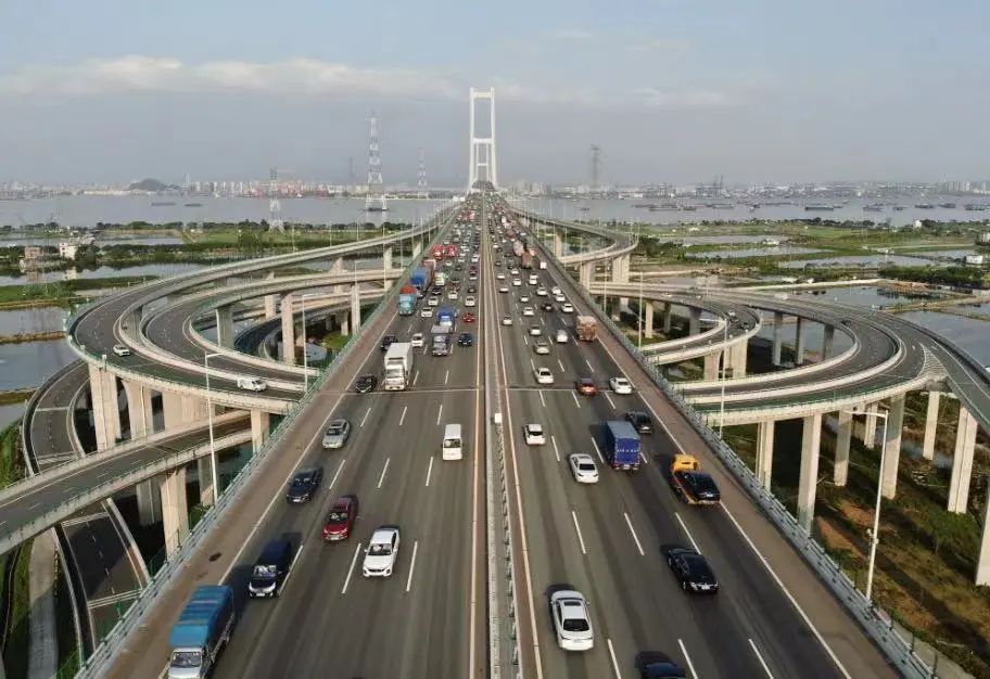 △南沙大桥。图源：广东省公路建设有限公司