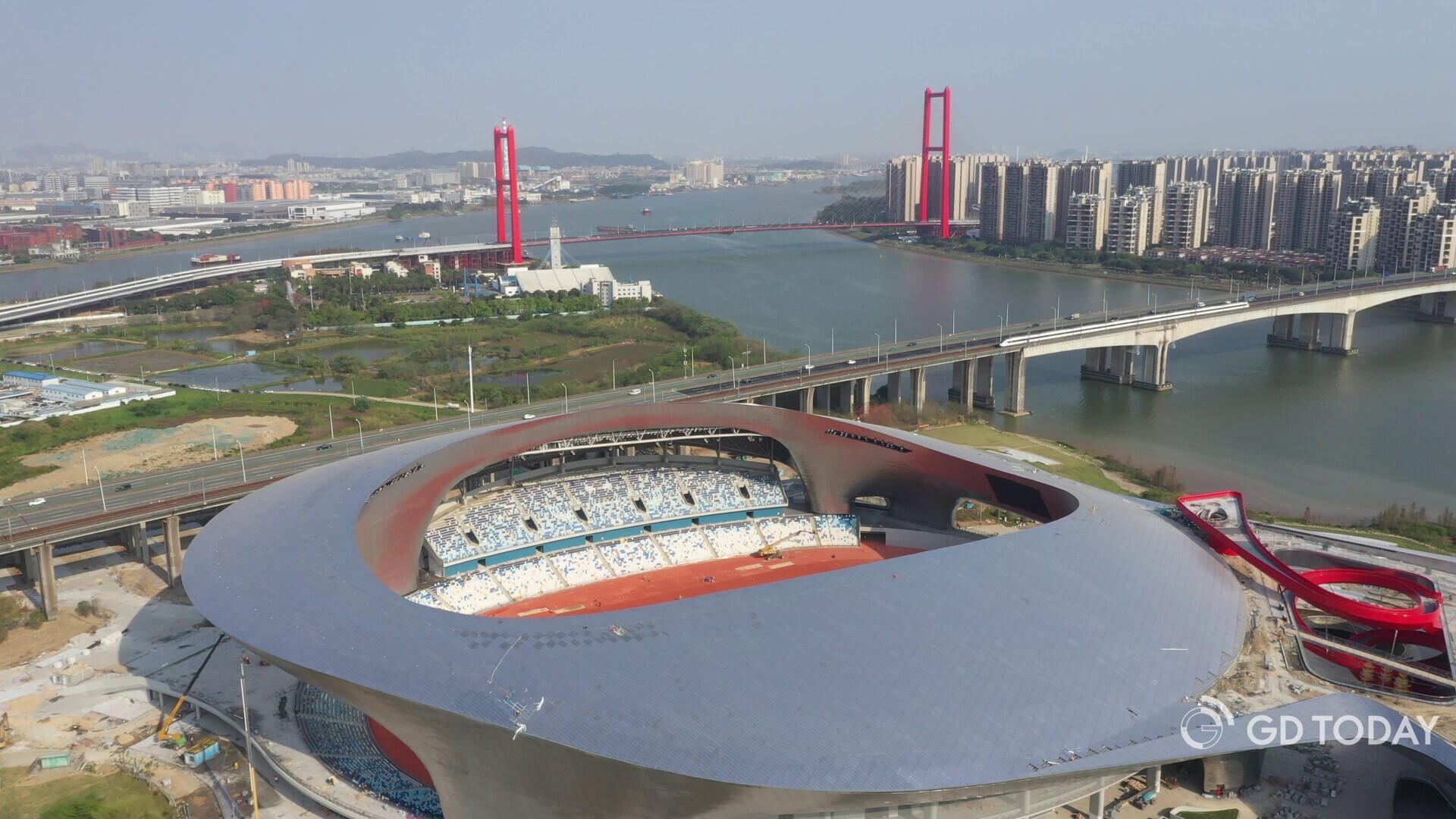 Desheng Sports Center will be put into use soon. 南方+ 戴嘉信 拍摄