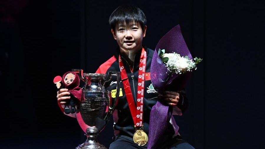 China takes 4 of 5 golds at table tennis worlds