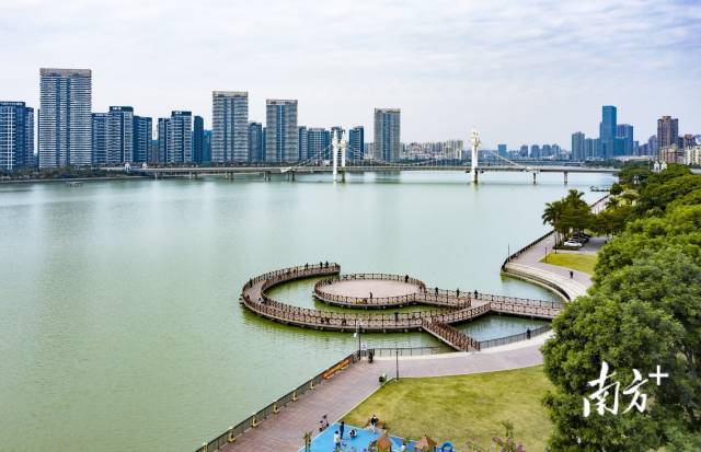 水质逐渐趋好的珠海市前山河。