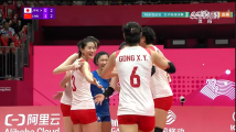 祝贺!中国女排战胜日本队,卫冕亚运会冠军 祝贺!中国女排战胜日本队,卫冕亚运会冠军