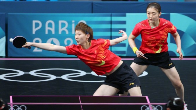 中国女乒3-0横扫韩国队！一盘未失挺进团体赛决赛