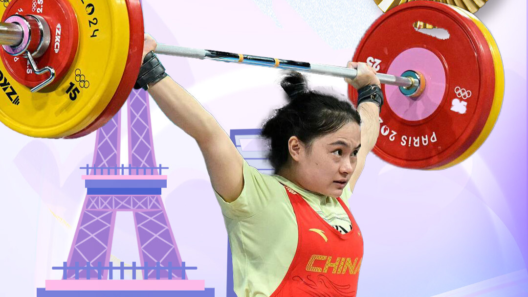 China's Luo sets 3 Olympic records to win women's 59kg gold