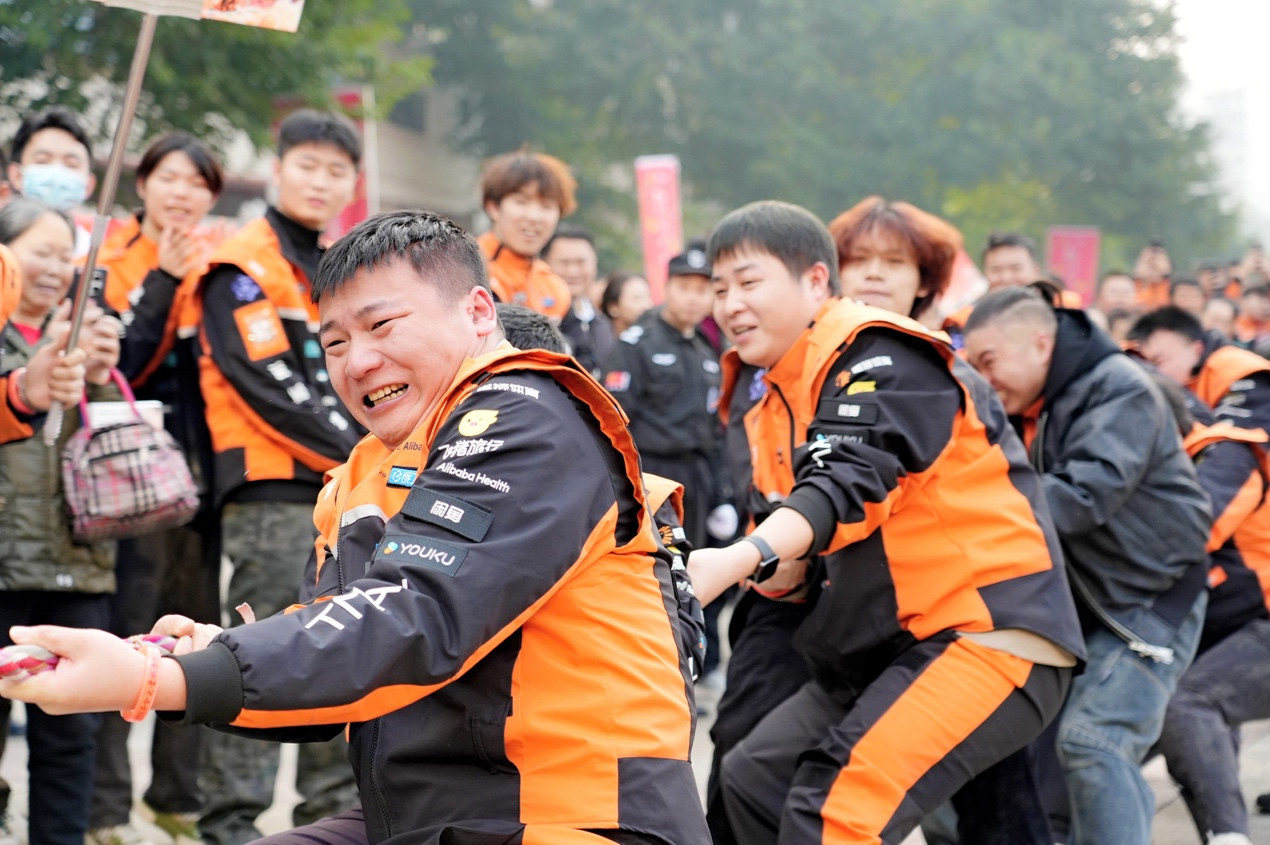 （图说：1月“城市骑士日”，淘宝闪购在全国58个城市举办迎新春活动，加码骑士权益保障。）