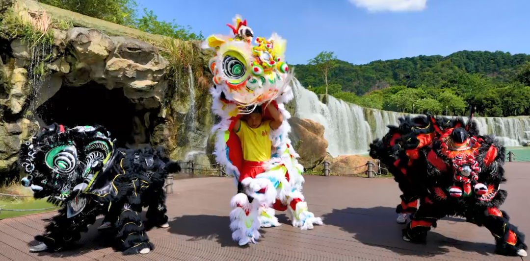 "刘关张"脸谱造型