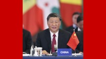习近平和南非总统拉马福萨共同主持中非领导人对话会 习近平和南非总统拉马福萨共同主持中非领导人对话会