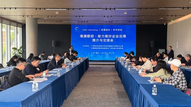 Hong Kong-Macao partnership bridges Guangzhou's Nansha firms to the world