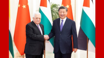 Chinese, Palestinian presidents hold talks