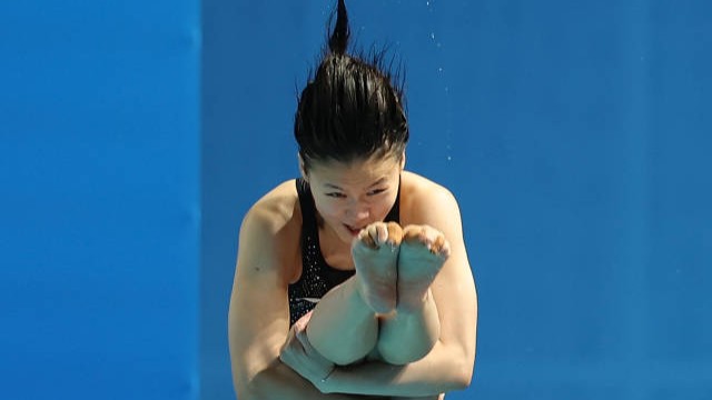 广东队林珊获十五运会女子3米跳板金牌