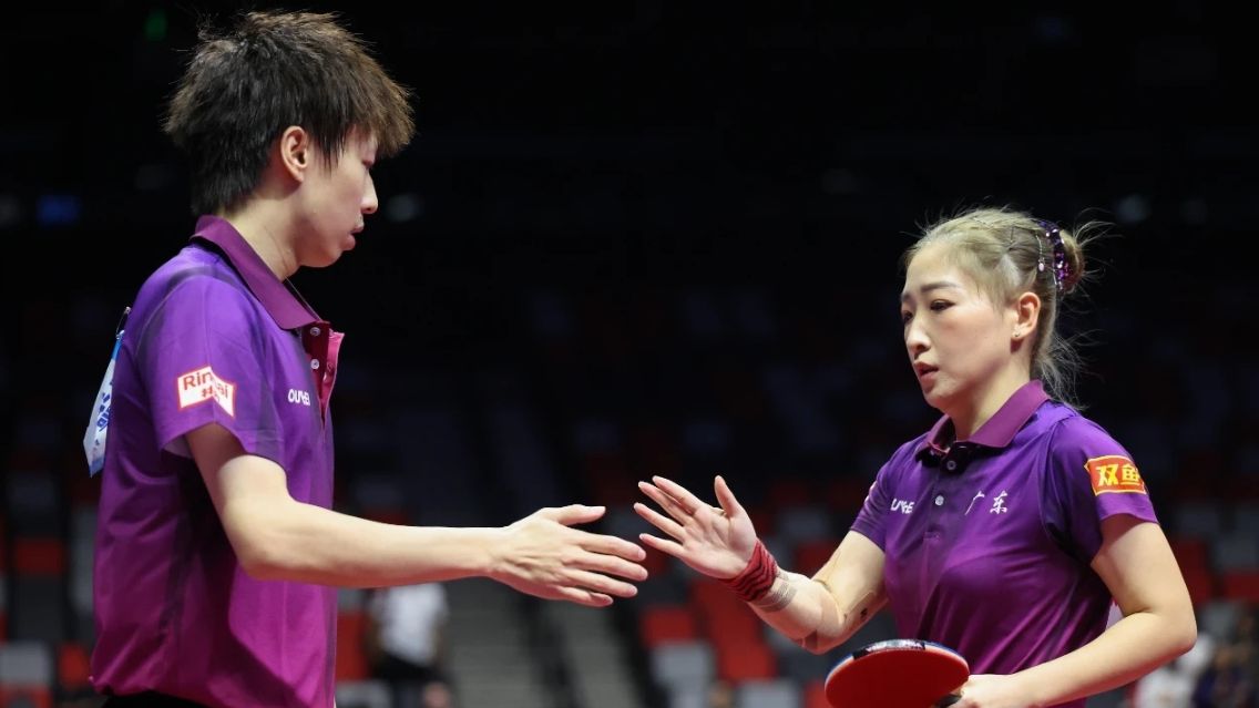 十五运会乒乓球：林高远/刘诗雯挺进混双半决赛