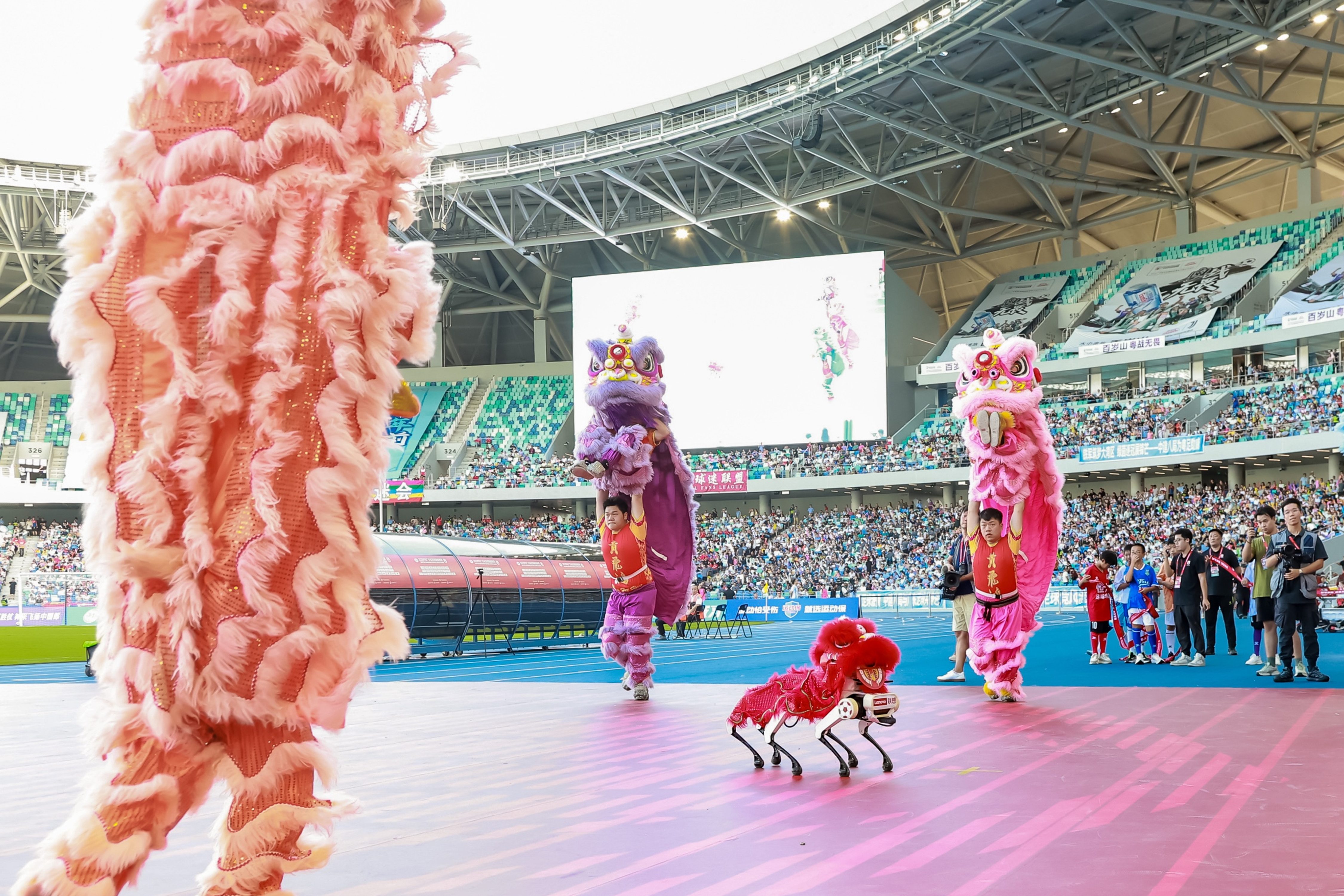 Robotic Lion Mascot 通讯员 主办方供图 供图