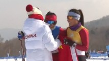 第28金!中国队夺得越野滑雪女子4×5公里接力金牌 第28金!中国队夺得越野滑雪女子4×5公里接力金牌