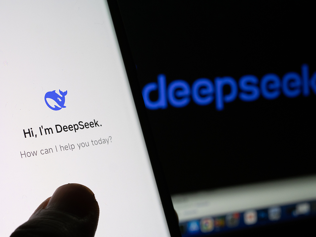 The user interface of DeepSeek. (CFP Photo) 