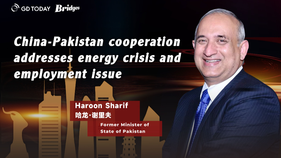 China-Pakistan cooperation addresses energy crisis and employment issue: Pakistani politician