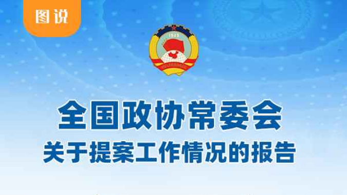 【图说】全国政协常委会关于提案工作情况的报告